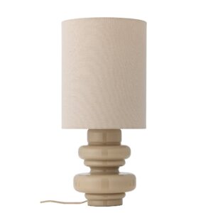 Bloomingville - Fabiola Bordlampe, Natur, Glas - Ø24 Ã H51 cm